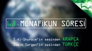 63 - Münafikun Sûresi - Arapçalı Türkçe Kur'ân Çözümü